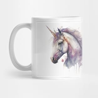 Unicorn Watercolour Painting Mug